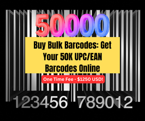 Buy Bulk Barcodes | 50000 UPC/EAN Barcodes