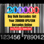 Buy Bulk Barcodes:200000 UPC/EAN Barcodes